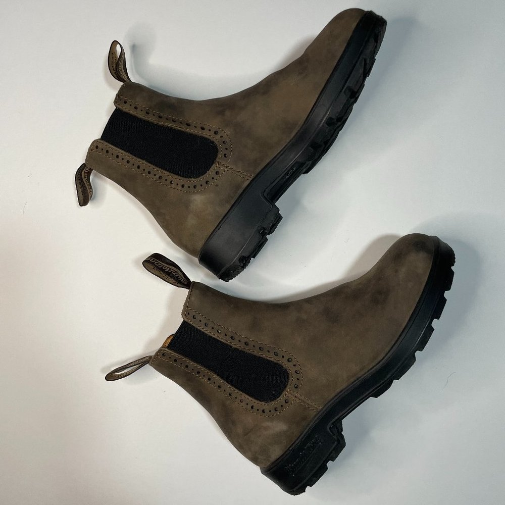 Blundstone Women's High Top Boots  - Rustic Brown - Size 6